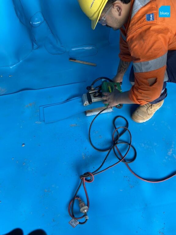 BluSeal PVC Tunnel Liner membrane