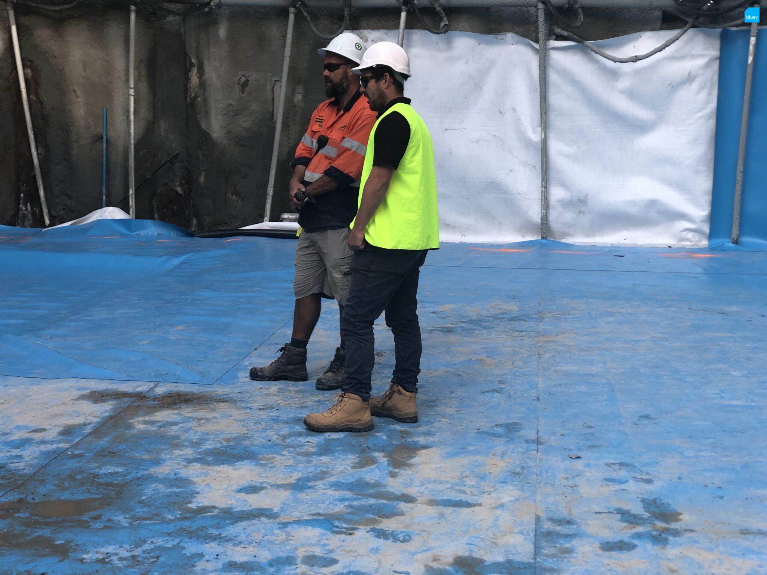 Basement Waterproofing - BluSeal PVC