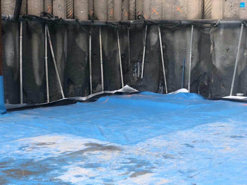 Basement Waterproofing - BluSeal PVC